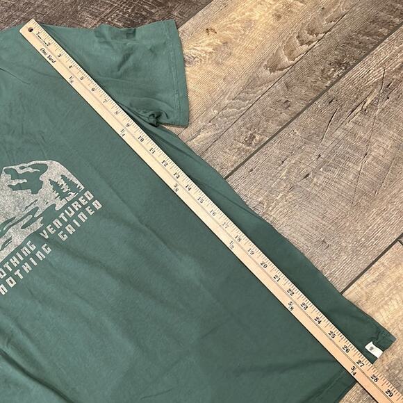 Tentree Men's Nothing Ventured T Shirt Dark Sage Oatmeal Size XL - Picture 5 of 8